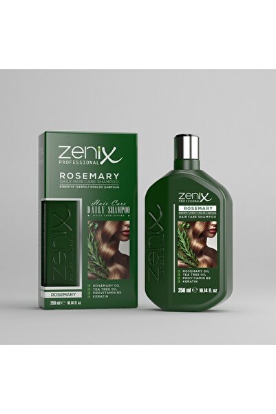 Zenix Günlük Şampuan Biberiye İçerikli – 250 ml 🌿🧴