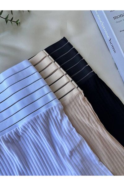 CES'Y LİNGERİE Nora 3-Stripes Corseted Panty Shorts