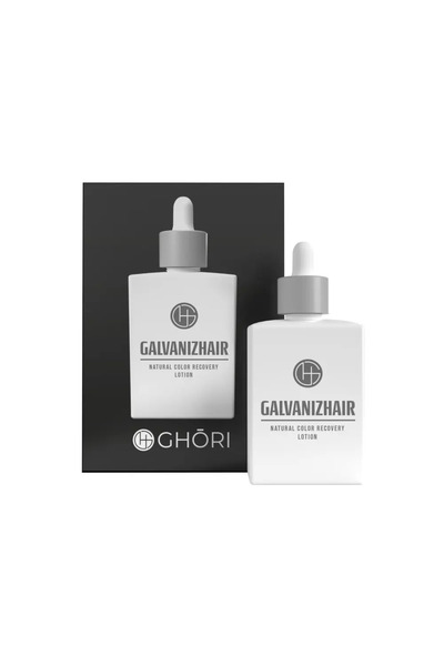 GHORI لوشن جالفانيز هير لاستعادة لون الشعر الطبيعي، يقلل من ظهور الشيب المبكر...