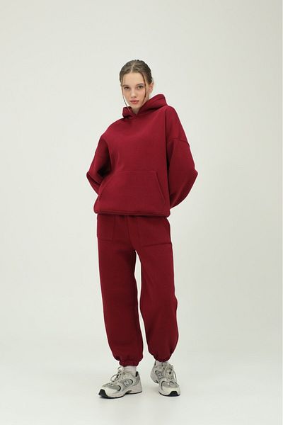 The Champ Clothing Unisex Oversize Φούτερ με κουκούλα και Σετ Φούτερ 80% Βαμβακερό ύφασμα 3 νημάτων Άνετο και κομψό Ta