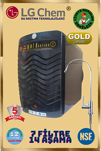ligth gastro LG Chem GOLD SPECIAL ÜCRETSİZ MONTAJLI 12 LİTRE 7 FİLTRE 14 AŞAM...