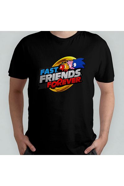 Pixxa Μπλουζάκι Sonic The Hedgehog Hedgehog Unisex 100% βαμβακερό μπλουζάκι με λαιμόκοψη μοντέλο 6