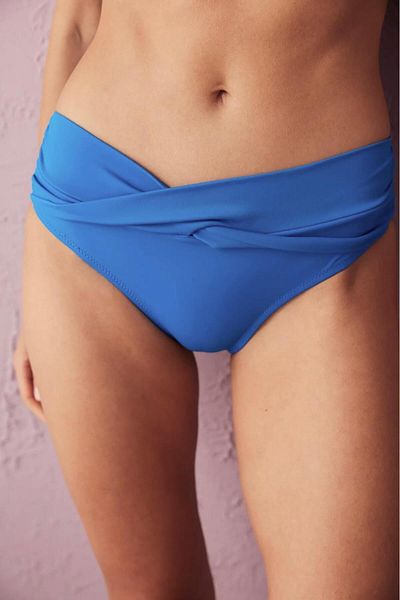 DEEP BEACH Basic Twist Waist Through Λεπτομερές κάτω μέρος μπικίνι