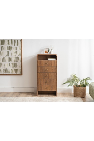 Vivense Girona Uzun Şifonyer, 5 Çekmeceli