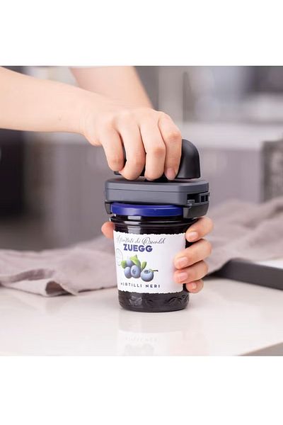 COOYA Adjustable Jar Opener for Weak Hands, with Non-scratch Rubber Soft-touch Handle Can Opener, Black