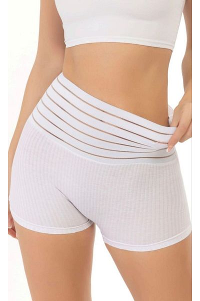CES'Y LİNGERİE Nora 3-Stripes Corseted Panty Shorts