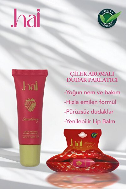 Genel Markalar Hai Nemlendiricili Lip Balm Çilekli Spf 20