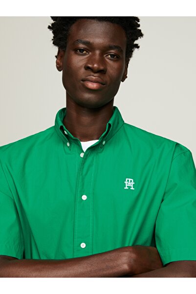 Tommy Hilfiger Tommy Hilfiger Men Green Shirts