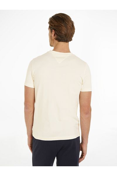 Tommy Hilfiger Tommy Hilfiger Men Cream S/S T-Shirt