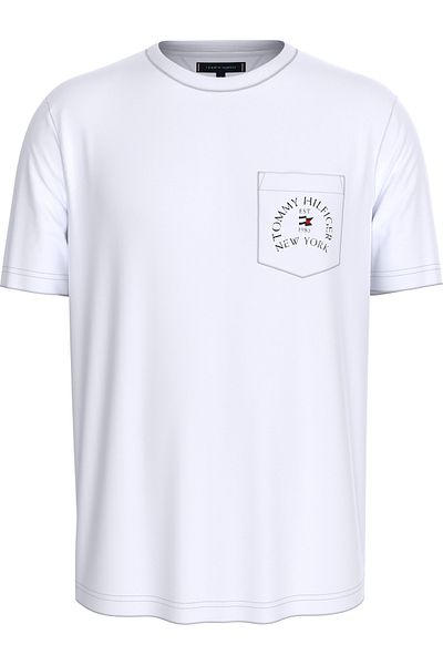 Tommy Hilfiger Men White S/S T-Shirt