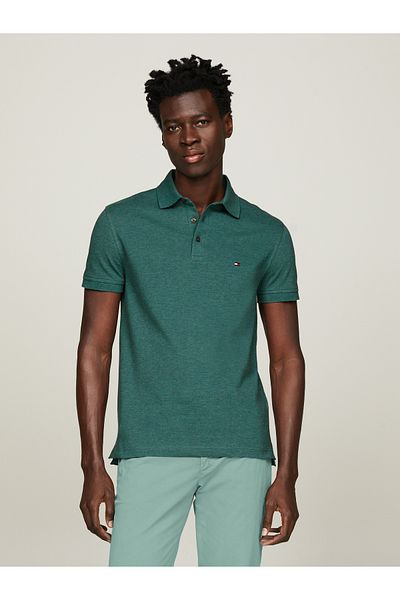 Tommy Hilfiger Men Green Polo T-Shirts