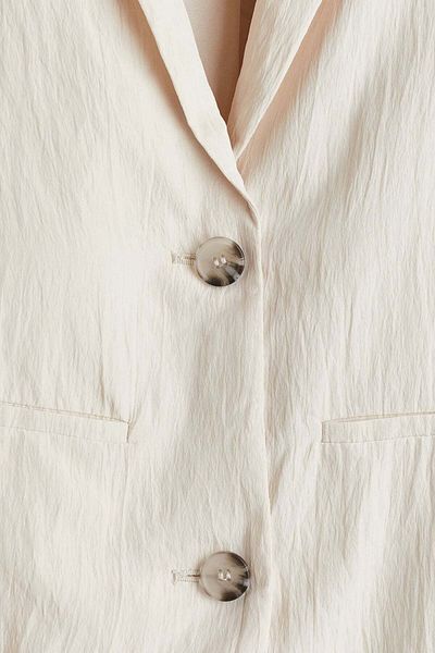 H&M Textured-weave blazer