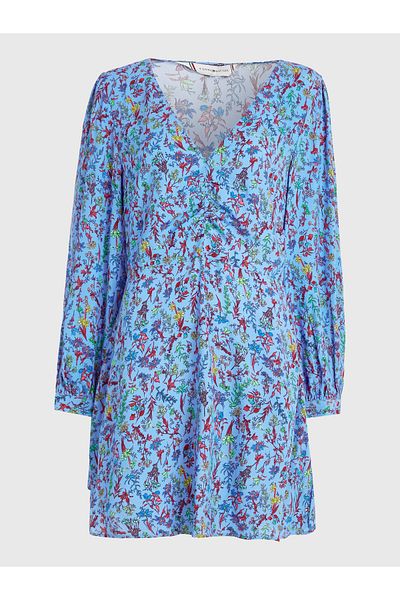 Tommy Hilfiger Women Blue Fit & Flare Dress
