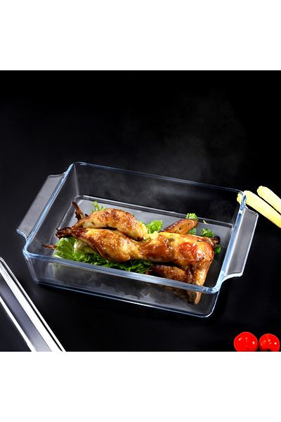 ROYALFORD 1.5 L Glass Baking Dish with Lid-RF12206