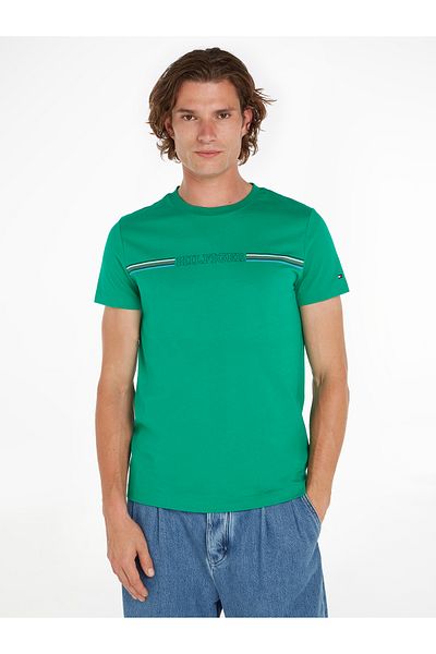 Tommy Hilfiger Men Green S/S T-Shirt