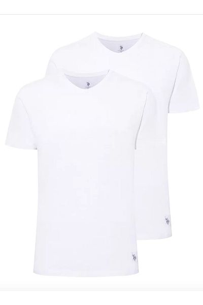U.S. Polo Assn. Men's Uspa 100% Cotton Licensed Tank Top Fair Shoes Round Neck Short Sleeve
