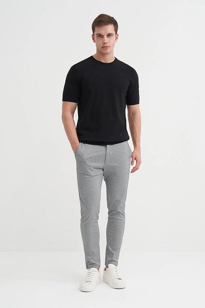 Cazador Μπλουζάκι Jazz 3030 Crew Neck Regular Fit Viscon Knitwear