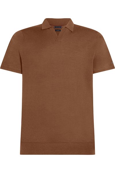 Tommy Hilfiger Men Brown Polo T-Shirts