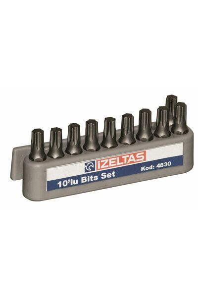 İzeltaş İzeltaş 4830 00 0030 T 30 Torx Bits Uç(25 MM) Set