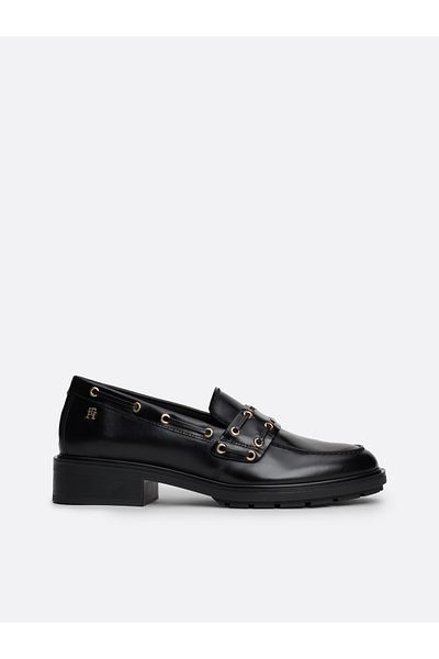 Tommy Hilfiger Women Black Loafers