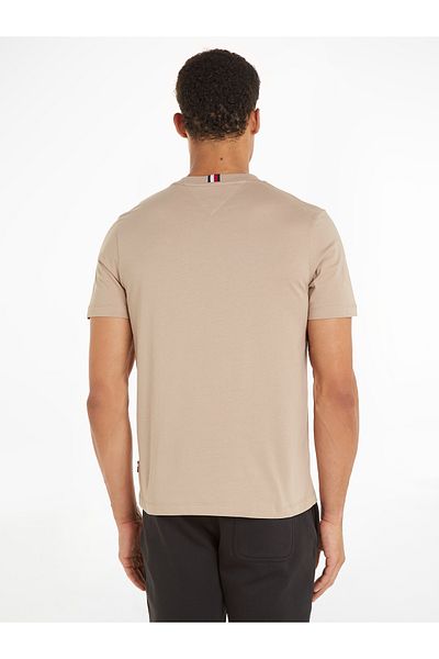 Tommy Hilfiger Men Beige S/S T-Shirt