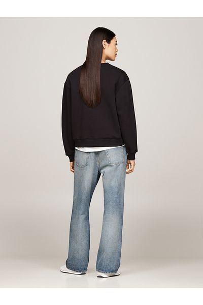 Tommy Hilfiger Tommy Hilfiger Women Black Pullover Sweatshirt