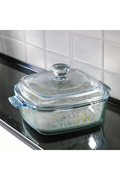 ROYALFORD 0.8 L Glass Baking Dish with Lid-RF12201
