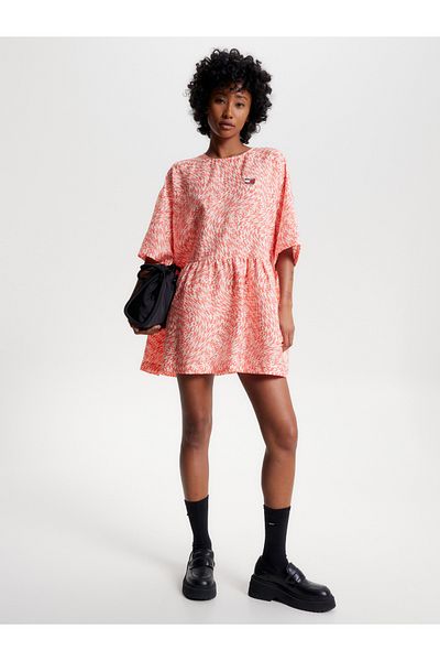 Tommy Hilfiger Women Red Fit & Flare Dress