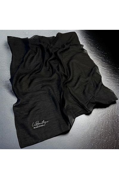 La Boutique Eşarp Φυτικό Φουλάρι Μαύρο
