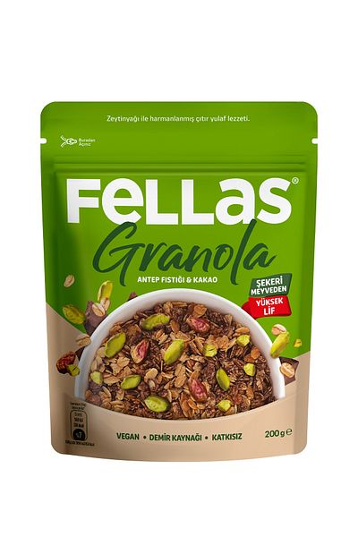 Fellas Granola - Pistachio & Cocoa 200g 3 Pack