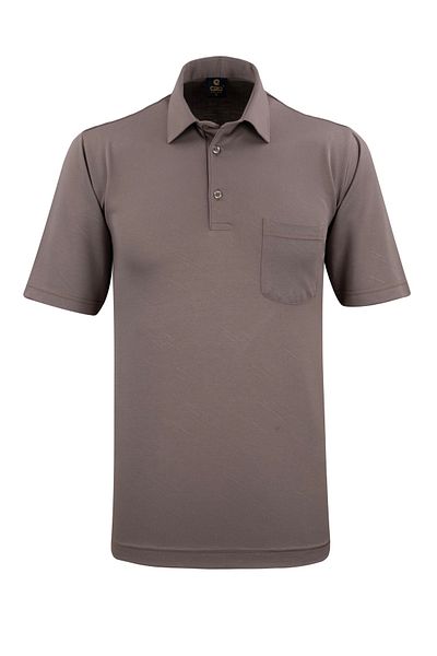 Çizgi Triko Ανδρικό πουκάμισο με γιακά με τσέπη Classic Fit T-Shirt - 5111