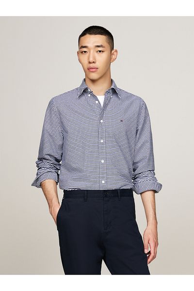 Tommy Hilfiger Men Blue Shirts