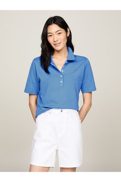 Tommy Hilfiger Tommy Hilfiger Women Blue Polo T-Shirts