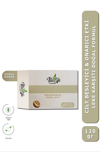İlla Life Natural Special Series Snail Soap for Skin & Face Acne Blemish Anti-Blackhead Soap 120 gr