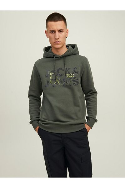 Jack & Jones Hooded Printed Sweatshirt
