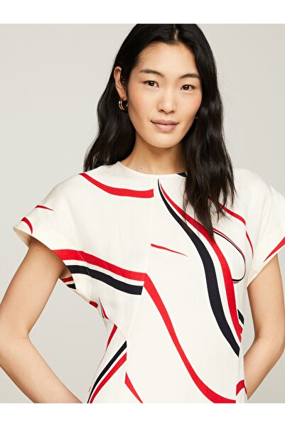 Tommy Hilfiger Tommy Hilfiger Women White A-Line Dress