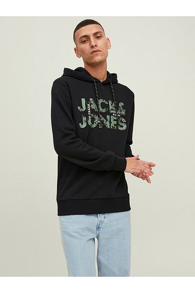Jack & Jones Hooded Printed Sweatshirt