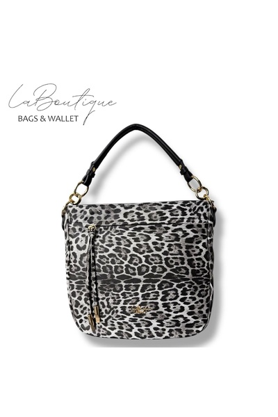 LA BOUTIQUE Lb Bag 9018 Leopard Gray