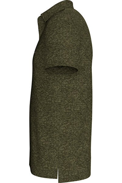 Tommy Hilfiger تي شيرت بولو تومي هيلفيغر للرجال باللون الأخضر