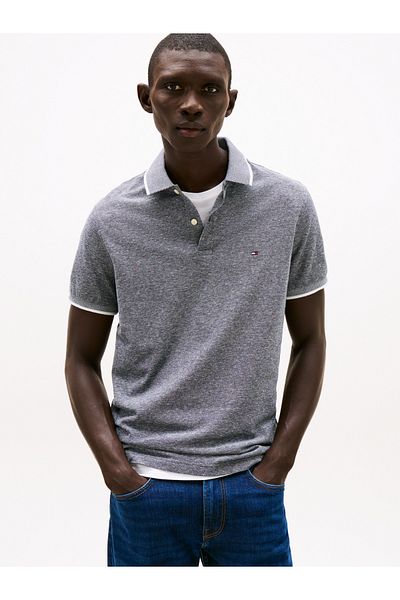 Tommy Hilfiger Men Blue Polo T-Shirts