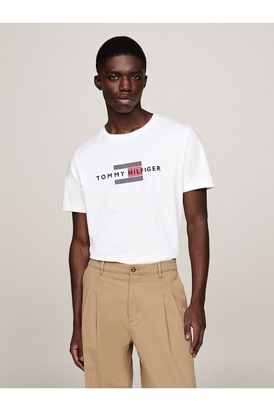 Tommy Hilfiger Tommy Hilfiger Men White S/S T-Shirt