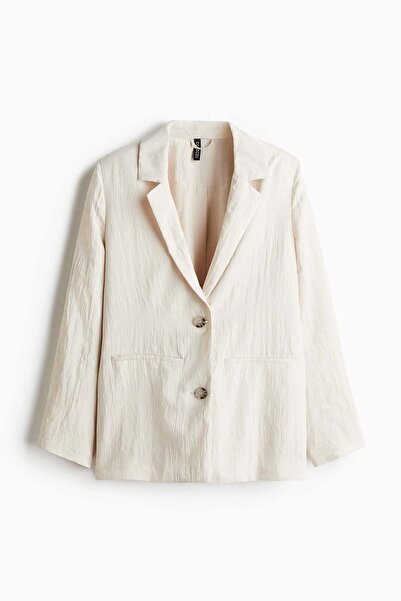 H&M Textured-weave blazer