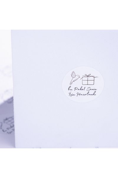 Bimotif This Package Is Prepared for You, Written Sticker Set, 525 Pcs
