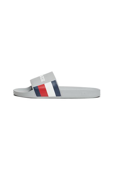 Tommy Hilfiger Men Gray Slides