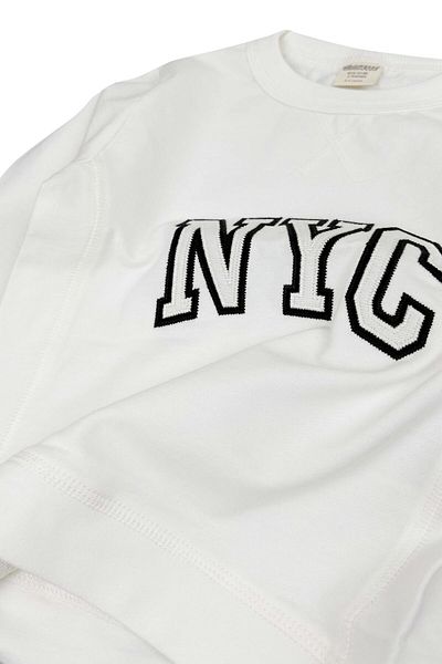 Divonette NYC Baby Boy Φούτερ εκρού