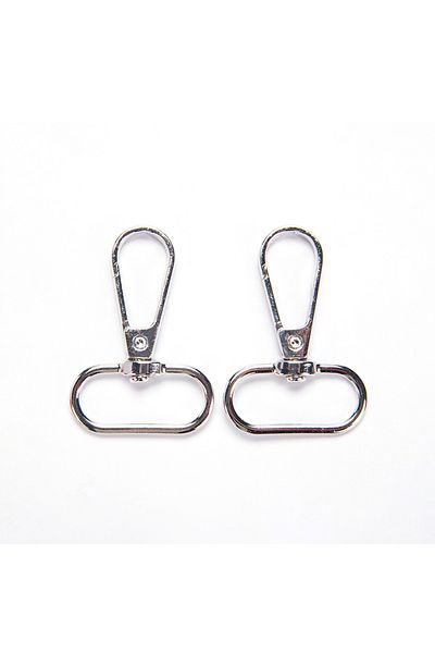 Sultan Silver 2.5 cm Parrot and Hook - Two Pieces