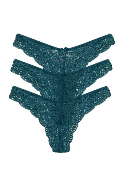 GECKO COLLECTION Gecko Brazilian 3-Pece Lace Fancy γυναικεία κιλότα