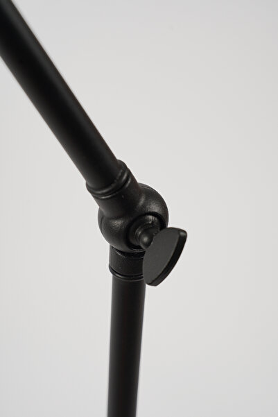 NAVEMU Cosby Metal Lambader Siyah-Çöl Beji (25x25x145 cm)