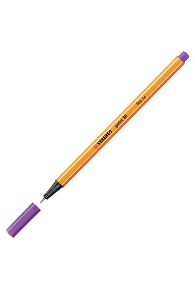 Stabilo Purple Felt Tip Thin Pen 88 Point 0.4 mm 88/55