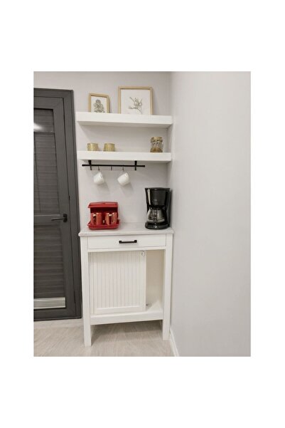 LADONİA Petek Üzeri Kahve Köşesi Çok Amaçlı Masa ve Raf